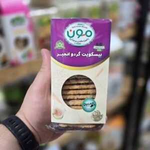 بیسکویت گردو انجیر مون